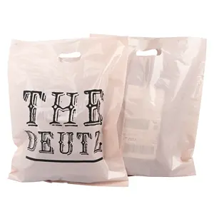 Recyclable T-shirts Bag Die Cut Handle Groceries Clothes Shopping Bags