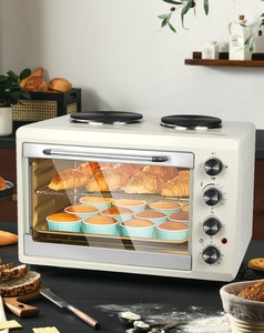 Horno de Gran Capacidad de 56L para Hornear Pan y Pizza, Puerta de Vidrio Visual, Horno Eléctrico de Encimera 2 en 1 - Product Image 4