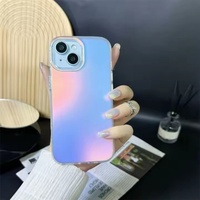 Coque de téléphone portable IMD personnalisée tendance en pierre d'Islande pour iPhone 16 11 12 13 14 15 ProMax XR XSMax Accessoires Couleur Argent