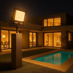 Công suất cao 200 wát <span class=keywords><strong>LED</strong></span> phản chiếu holofote bivolt ấm trắng IP66 SMD không thấm nước nhẹ Lũ lụt cho cảnh quan mặt tiền hồ bơi - Product Image 4