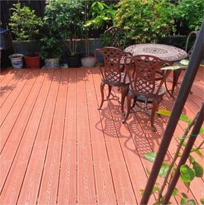 3D Embossed Faux Wood Decking WPC Crack-resistant Decking WOOD <b>Plastic</b> Composite Decking - Product Image 4