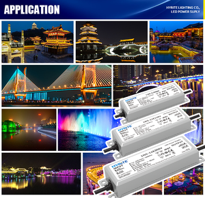 Wide Input Voltage Parallel Connection IP67 Waterproof Switching Power Supply Compact Size 60W-100W <b>12V</b>/<b>24V</b> Aluminum Flood Light - Product Image 4