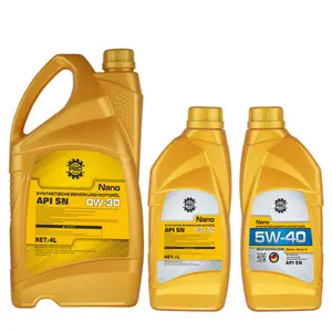 Factory Direct Hair Quality Assurance PBD Lubricating Oil SN Gray Full Synthesis 5W30 0W30 1L Automotive Engine Oil