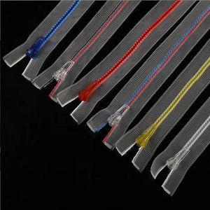 Direct Sale 5# Transparent Plastic Auto Lock Slider Resin Zipper <strong>Tape</strong> Open-End Type Environmentally Friendly Customized Color - Product Image 6