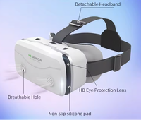 Lunettes de réalité virtuelle G15 IMAX à écran géant, film 3D HD, casque VR Google Cardboard, support pour téléphone 4,7-7 pouces, joystick de jeu inclus