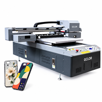 Impresora UV Plana GCLOR UV6090 A1 de 600*900mm con 3 Cabezales de Impresión XP600 para Impresión en Acrílico, Vidrio, Madera, Metal y Carcasas de Teléfono