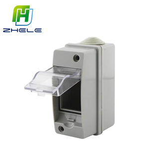 HT-2 2way 117*50*90 Mét Điện Điện Hộp Phân Phối ABS Enclosures PC Bìa Không Thấm Nước Phân Phối Hộp Air Switch Box - Product Image 2