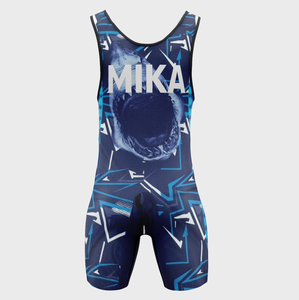 2025 nuevas camisetas de lucha libre personalizadas para hombres, traje de levantamiento de pesas por sublimación a la venta - Product Image 3