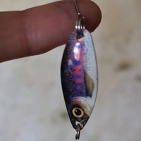 NOUVEAU MAJOR Leurre Cuillère Métallique Ultralégère 3g 5g à Hameçon Simple pour la Pêche en Eau Douce (Truite, Brochet, Saumon)