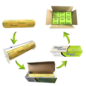 Ingrosso <span class=keywords><strong>pellicola</strong></span> in PVC per uso alimentare per imballaggi alimentari, BPA Free <span class=keywords><strong>pellicola</strong></span> trasparente <span class=keywords><strong>pellicola</strong></span> per uso domestico da <span class=keywords><strong>cucina</strong></span> Jumbo Roll - Product Image 4