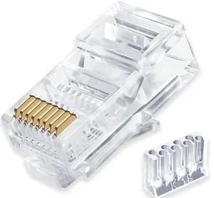 Cat6 Connector Cat6 FTP RJ45 Plug With Insert Load Bar