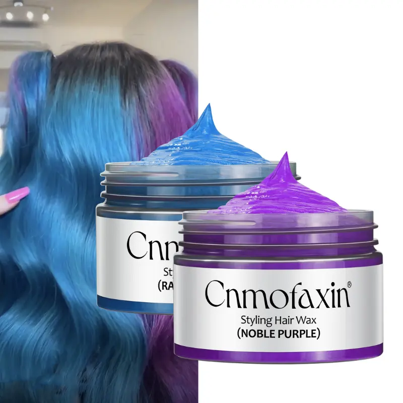 Cera de color para el cabello Super Cool Stylex, cera temporal para el cabello para hombres o mujeres