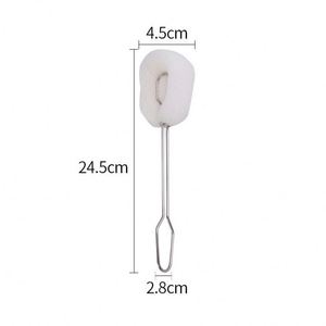 Detachable Sponge <b>Bottle</b> Dish <b>Brush</b> with 201 Stainless Steel Handle - Product Image 2