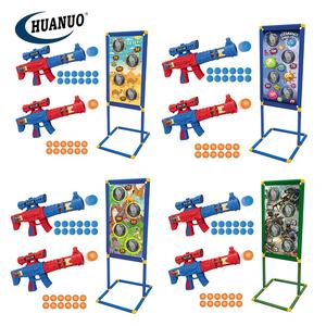 Kinder Soft Bullet 2 Air Power Schaum Ball Pistolen stehen schießen Ziel Schieß spiel Spielzeug - Product Image 6