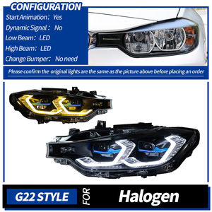 Specially Used for 3 Series F30/F35 Modified M4G22 Golden Eye Spoon Headlight Assembly Laser Lens 12V 6000K New 12v LED Headligh - Product Image 4