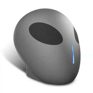 Haut-parleur sans fil unique en forme de goutte d'eau avec lumière LED bleue verticale, basses pleines fréquences, mini enceinte stéréo de bureau - Product Image 5