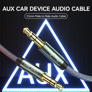 โรงงาน VegGieg ขายส่ง<span class=keywords><strong>สาย</strong></span>สัญญาณเสียงคุณภาพสูงแบบถักไนลอน ชุบทอง ขนาด <span class=keywords><strong>3.5</strong></span> มม. แบบ <span class=keywords><strong>Aux</strong></span> to <span class=keywords><strong>Aux</strong></span> สำหรับลำโพงและเครื่องเล่น MP3 - Product Image 3