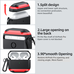 Proveedor de fábrica, estuches para auriculares a prueba de golpes, estuches para auriculares de viaje portátiles de TPU, estuches protectores para <span class=keywords><strong>AirPods</strong></span> Pro <span class=keywords><strong>AirPods</strong></span> 3 2 1 - Product Image 2