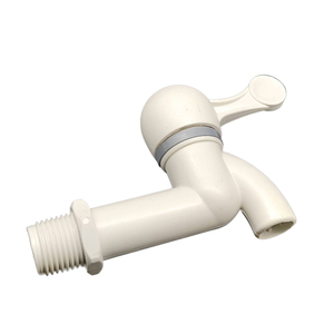 Robinet d'extérieur en plastique blanc de haute qualité pour eau froide, idéal pour cuisine, salle de bain et toilettes - Product Image 2