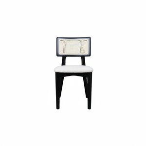 เก้าอี้รับประทานอาหารไม้ที่ทันสมัยพร้อมที่นั่งหุ้มเบาะ - Product Image 2