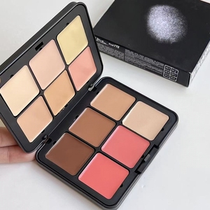 HQ Mixed Proc Discount Vegan Highlighter Cosmetic Iron Pallet 12 Colors Cream <b>Blush</b> Concealer Makeup Palette Mineral - Product Image 3