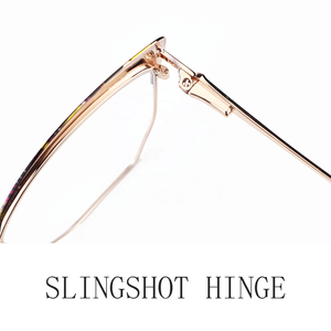 Kính quang học đầy màu sắc trung tính rõ ràng ống kính mắt mèo khung tiến bộ hiệu ứng thị giác cầu vồng gương máy tính Thời trang Kính - Product Image 6