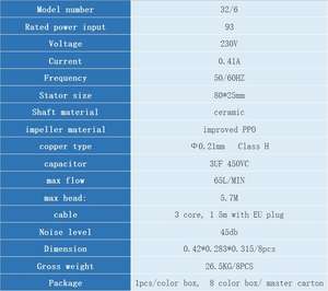RS32-6 Mini pompe à eau intelligente et silencieuse à trois vitesses pour la douche, pompe à eau chaude et froide, 230v - Product Image 5