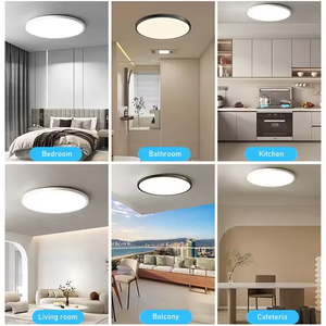 Bon marché <span class=keywords><strong>prix</strong></span> 6w 9w 12w 18w 24w rond monté en surface panneau lumineux LED pour la maison et le bureau - Product Image 4