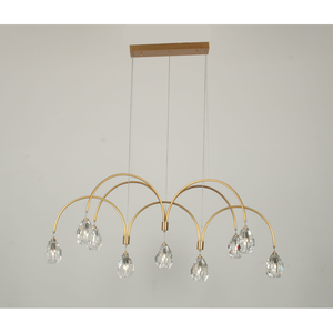 Lustre de Plafond Vintage Américain en <span class=keywords><strong>Cuivre</strong></span> et Cristal <span class=keywords><strong>Luminaire</strong></span> <span class=keywords><strong>Suspension</strong></span> <span class=keywords><strong>Luminaire</strong></span> - Product Image 1