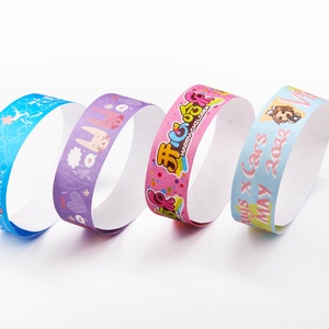 Pulseras Promocionales de Papel Desechables Personalizadas, Impresas Digitalmente e Impermeables, para un Solo Uso en Fiestas y Eventos de Parques de Diversiones - Product Image 5