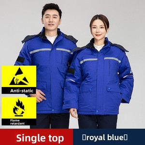 Veste <span class=keywords><strong>de</strong></span> <span class=keywords><strong>travail</strong></span> d'hiver pour hommes, ignifuge, antistatique, épaisse, chaude, à capuche, uniforme personnalisé pour les groupes d'entreprises, vêtements <span class=keywords><strong>de</strong></span> <span class=keywords><strong>travail</strong></span> <span class=keywords><strong>de</strong></span> sécurité - Product Image 4