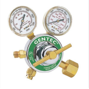 Reguladores de Presión de Oxígeno de una Etapa GENTEC para GLP, Helio, Propano, Argón, Acetileno, con Manómetros - Product Image 2