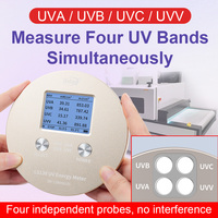 LS138 Radiomètre UV de haute précision UVA UVB UVC UVV Intensité 4 canaux Radiomètre UV pour lampe de polymérisation
