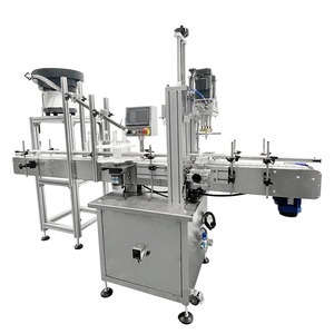 Máquina Tapadora Automática con Alimentador de Vibración Vertical para Botellas de Plástico y Vidrio, 380V, Controlada por PLC, Alta Productividad - Product Image 1