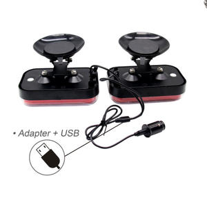 <span class=keywords><strong>Kit</strong></span> de feux de <span class=keywords><strong>remorque</strong></span> <span class=keywords><strong>sans</strong></span> <span class=keywords><strong>fil</strong></span> magnétiques, LED rechargeable, 90 °   Rotatif, 2,4 GHz jusqu'à 100 pieds, étanche pour camion, camping-car, bateau - Product Image 3