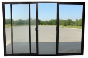 As2047 Australische Fenster und Türen Doppelverglaste Stapeltüren Kommerzielle Außen-Terrassentüren Panorama-Aluminium-Schiebetüren - Product Image 5