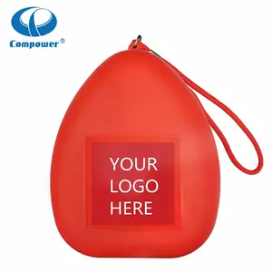Compower Xiamen vendita alla rinfusa Oem in plastica monouso respiratore apparato medico tascabile per rianimazione visiera maschera Cpr - Product Image 5