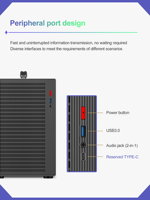 Gamer-X OEM - Caja de PC para Juegos de Torre Media, MicroATX ITX, Panel Lateral de Vidrio Templado, Construcción de Acero, Puertos Frontales Tipo C, en Stock