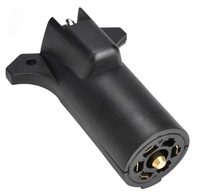 Amerikanischer 7-Wege-Blade-zu-5-Pin-Flachanhänger-Adaptersteckerkonverter 7-Wege zu 5-Wege für LKWs RVs Cars Boats