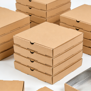 Contenedor de <span class=keywords><strong>Pizza</strong></span> Aislado con Revestimiento de Papel de Aluminio, Caja para Entrega de Comida Caliente, Reciclable, de Grado Alimenticio, para Restaurantes y Comida para Llevar - Product Image 3