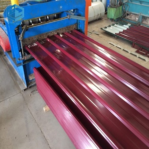 Ppgi verzinkter Stahl Zink Eisenplatte farb beschichtet vor lackiertes Wellblech Dach blech - Product Image 3