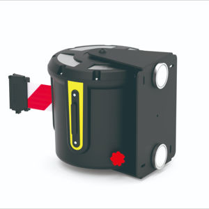 벽걸이 형 경고 20M 75ft 긴 산업용 벨트 배리어 개폐식 배리어 테이프 벨트 개폐식 벨트 카세트 배리어 - Product Image 1