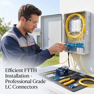 Connecteur de <span class=keywords><strong>fibre</strong></span> optique LC/UPC monomode simple/duplex 0,9 mm 2,0 mm 3,0 mm pour utilisation FTTH, échantillon gratuit - Product Image 1