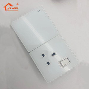 KLASS best-seller norme britannique UK maison lumière électrique interrupteurs muraux et prises 5 broches 1/2 interrupteurs et prise usb - Product Image 6