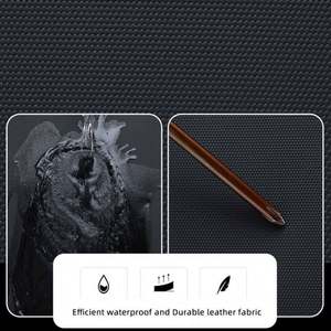 Sac à dos pour ordinateur portable 15,6 pouces pour homme, personnalisé OEM, sac à dos d'affaires fin, imperméable, en cuir, pour étudiants, voyage, antivol, sac à dos scolaire avec USB - Product Image 5