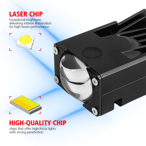 Mini phare de conduite IP68 12V <span class=keywords><strong>jaune</strong></span> Zdu49, phare antibrouillard auxiliaire à LED bicolore pour voiture, projecteur de calandre Bi LED - Product Image 4