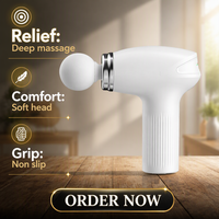 Pistolet de massage électrique à percussion personnalisé, portable, durable, efficace, fiable, pratique et élégant pour les douleurs corporelles et usage domestique
