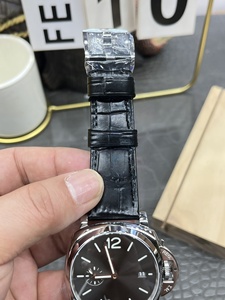 Pa-ner-ai thương hiệu nổi tiếng cổ điển lu-pam1250 màu xanh khâu đơn giản sang trọng cơ khí chuyển động ban đêm ánh sáng đôi đồng hồ nam - Product Image 4