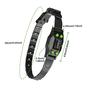 <span class=keywords><strong>Collar</strong></span> de Adiestramiento para Perros con GPS/GSM/GPRS, Resistente al Agua hasta 1000 Metros, con Pantalla LED y Valla Eléctrica Remota - Product Image 1