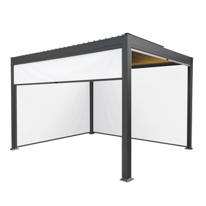 Pavillons de toiture motorisés 5x3 6x4 4x4 <span class=keywords><strong>4x3</strong></span> 3m Pergola bioclimatique extérieure avec stores réglables - Product Image 6